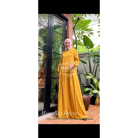 MONALISA DRESS BY MAREVI ORIGINAL SIZE JUMBO