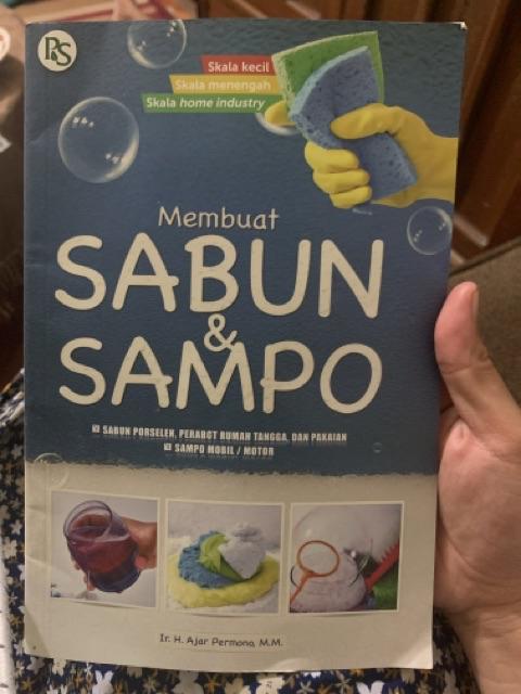 Buku Cara Membuat Sabun Sampo Shampo Mudah Aman Praktis Terbaru Laris