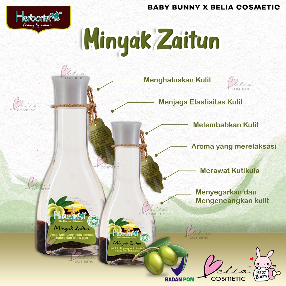 ❤ BELIA ❤ Herborist Minyak Zaitun 75ml | 150ml Herboris | BABY BUNNY