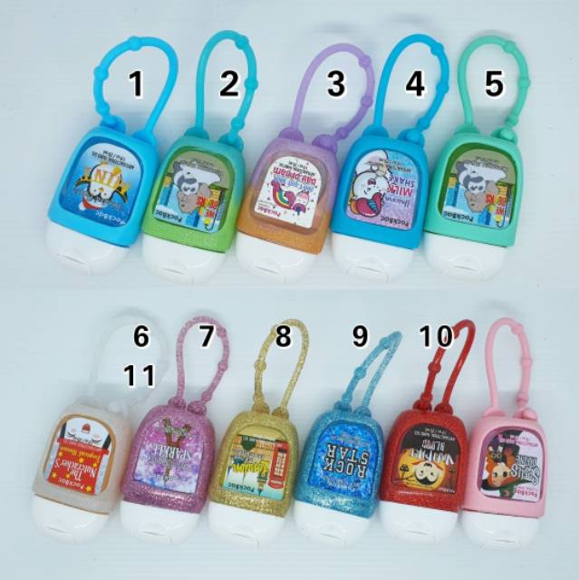 Hand Sanitizer Pockbac / Gantungan Tas dan Hand Sanitizer Pockbac