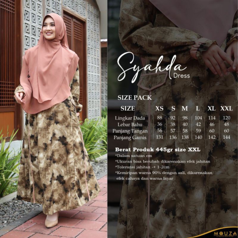 Mouza Syahda dress gamis