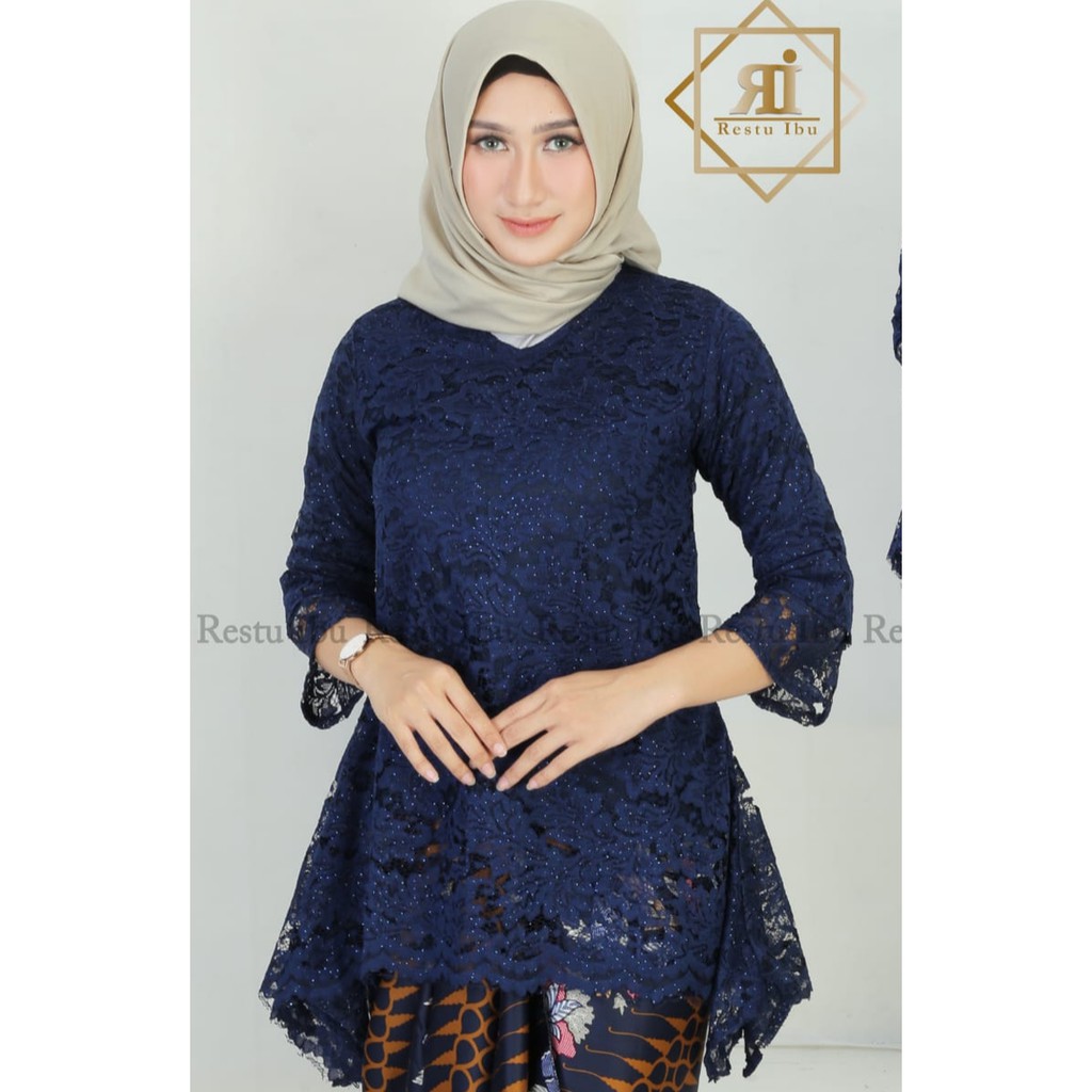 atasan kebaya brukat rinjani ternew
