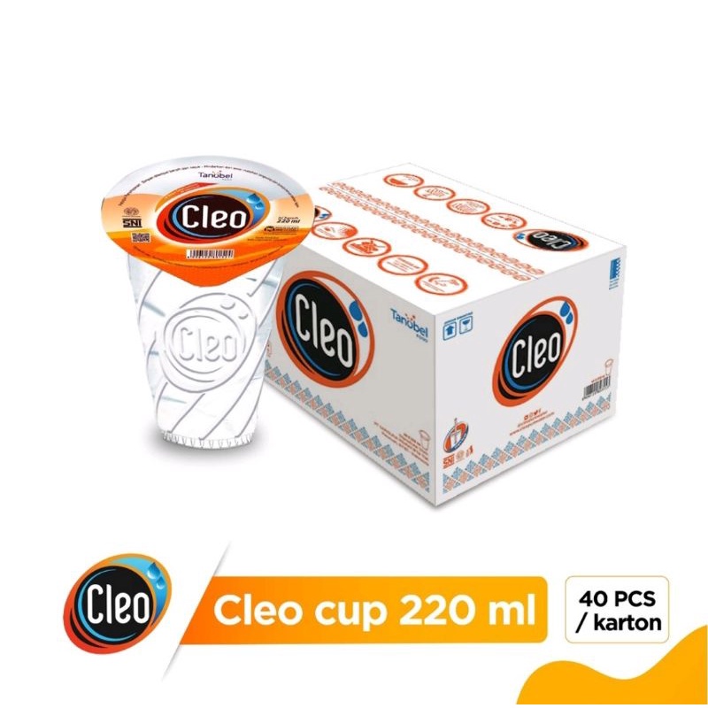 

Cleo Cup/cleo air minum 250ml Gojek/Grab Only