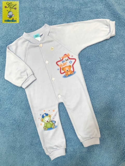 JUMPER PANJANG WARNA BUKA KAKI BAYI NEWBORN 0-3 BULAN