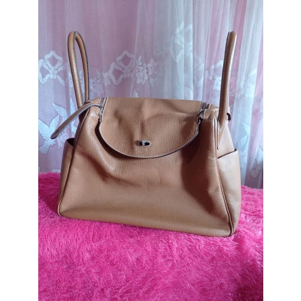 Tas / tas wanita / tas murah / tas cokelat / hermes / lindy / preloved