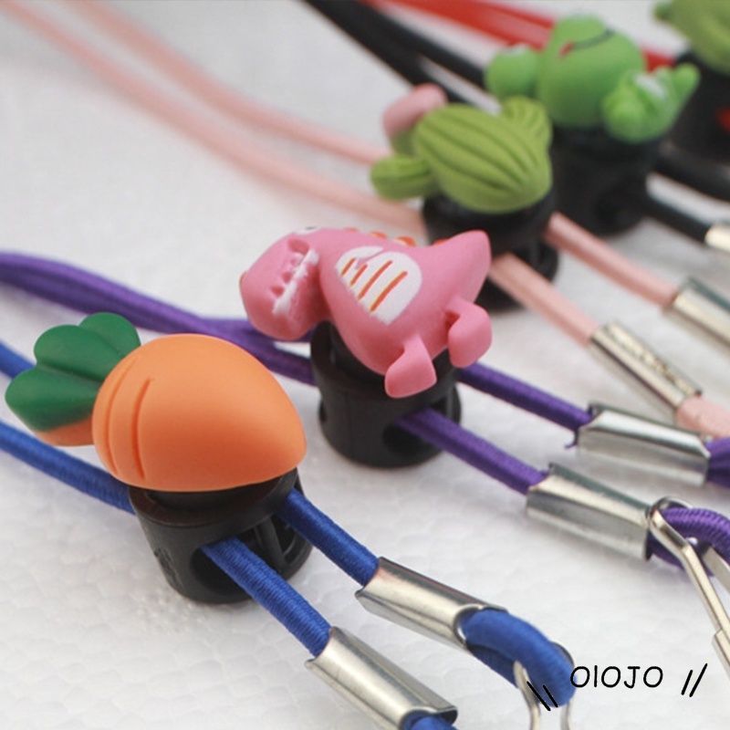 Kartun Masker Wajah Lanyard Kacamata Tali Yang Dapat Disesuaikan Dengan Kabel Ekstensi Kait - ol