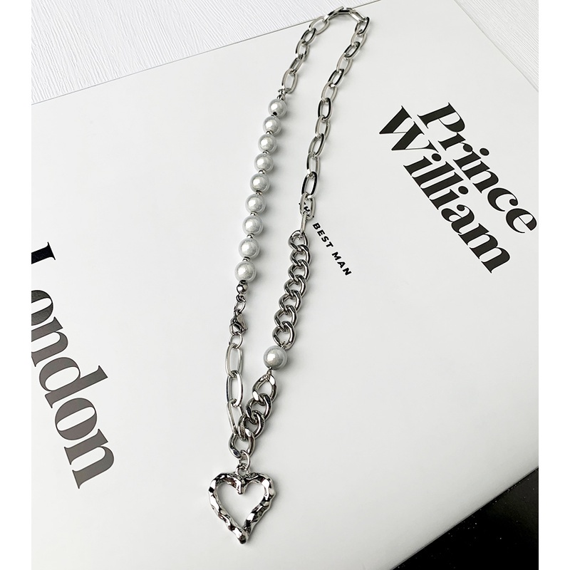 Love Pearl Necklace Accessories Light Luxury Chain Trend