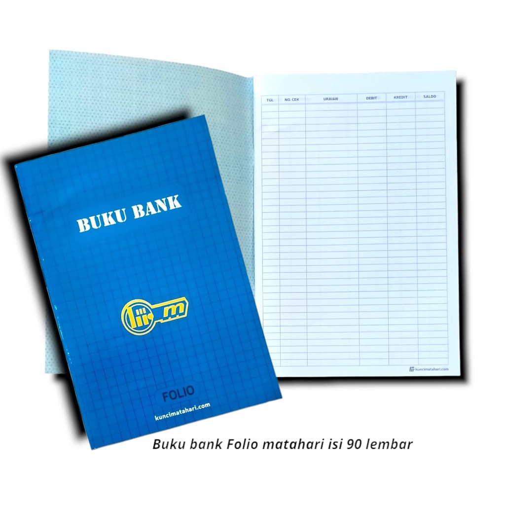 

BUKU BANK FOLIO 90'S SOFT COVER KUNCI MATAHARI