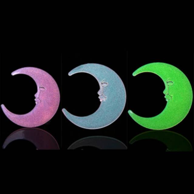 [Harga Satuan] Glow in the Dark Moon Bulan Sabit - Wall Sticker Stiker Dinding Dekorasi Kamar Rumah