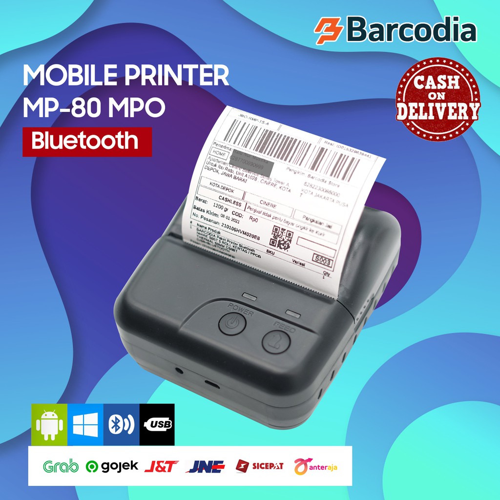 Mobile Printer Kasir/PPOB Bluetooth Portable Iware C-80 MPO 88mm Garansi