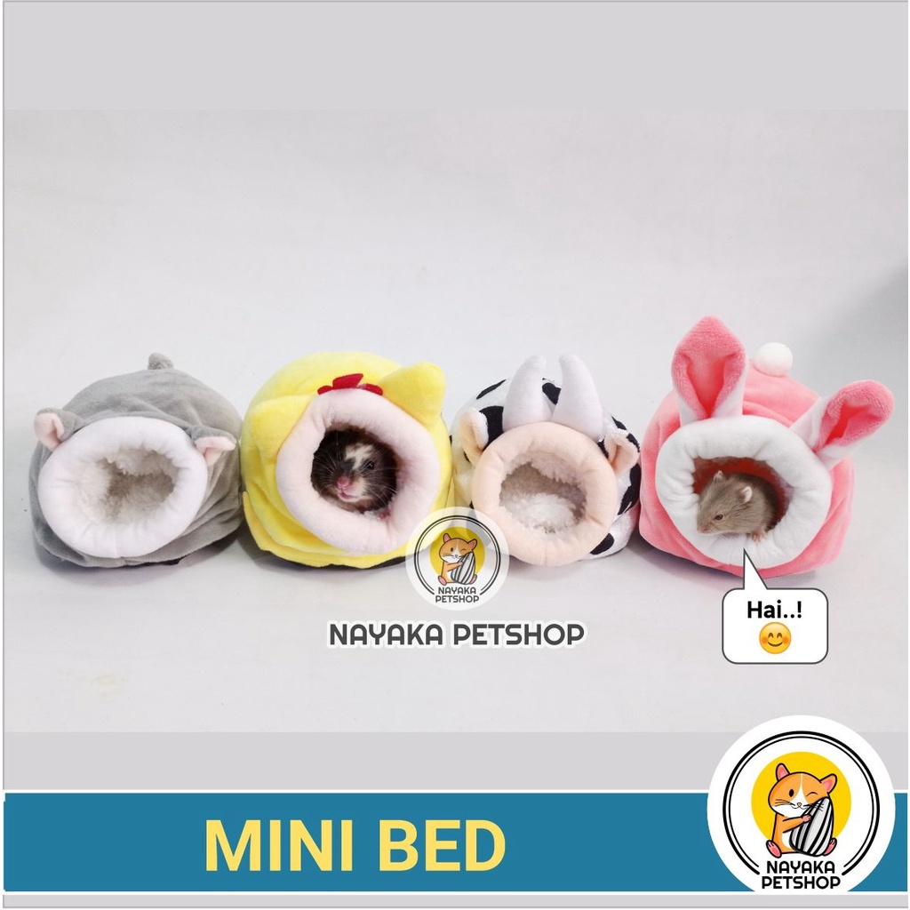 Kasur Hamster Sleeping Pouch Sugar Glider Mini Bed Tempat Tidur Tupai