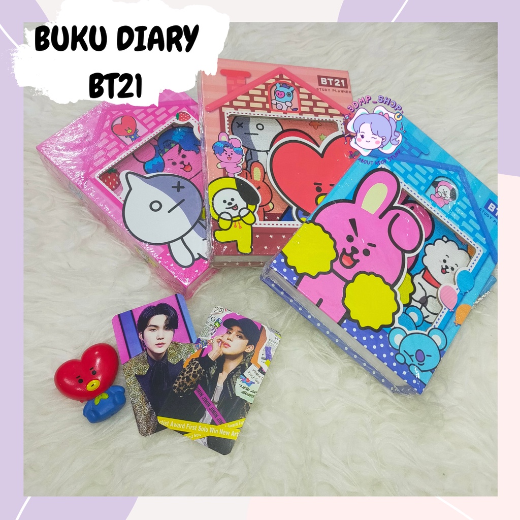 Buku Notes diary bt21