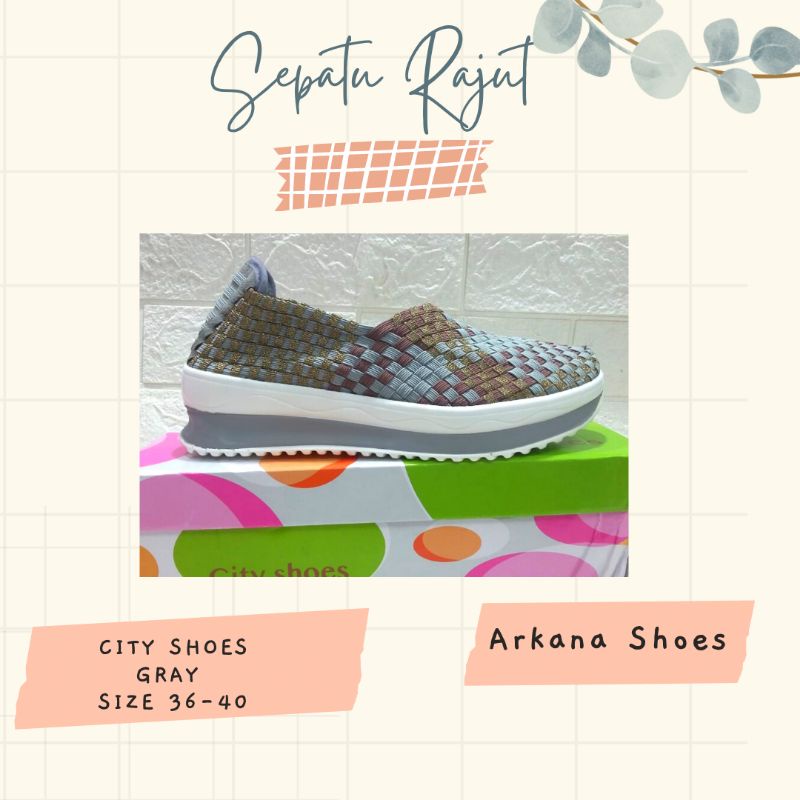 Sepatu Rajut Import ( City Shoes )