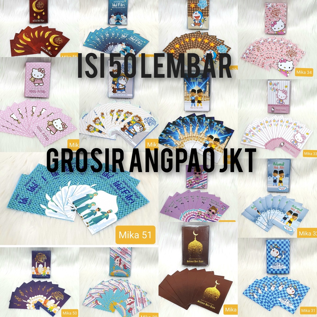 

ANGPAO AMPLOP LEBARAN IDUL FITRI MURAH MERIAH READY STOCK KOTAK MIKA ISI 50 LEMBAR