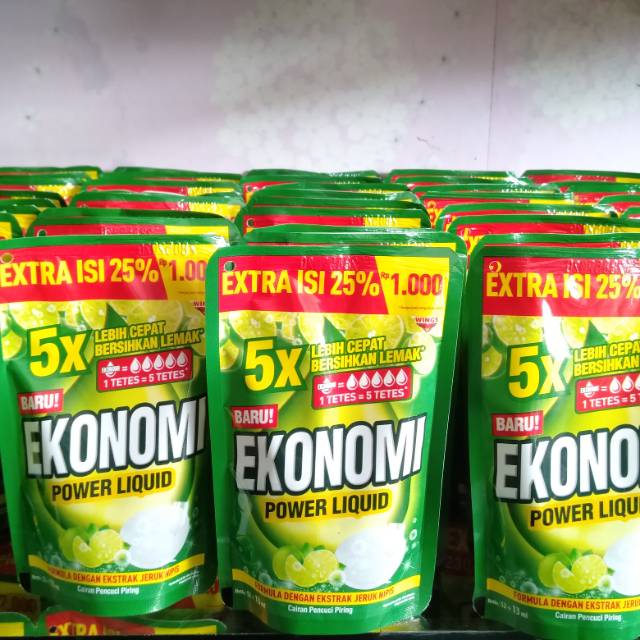 Sabun cuci piring ekonomi  Liquid (52+13ml)