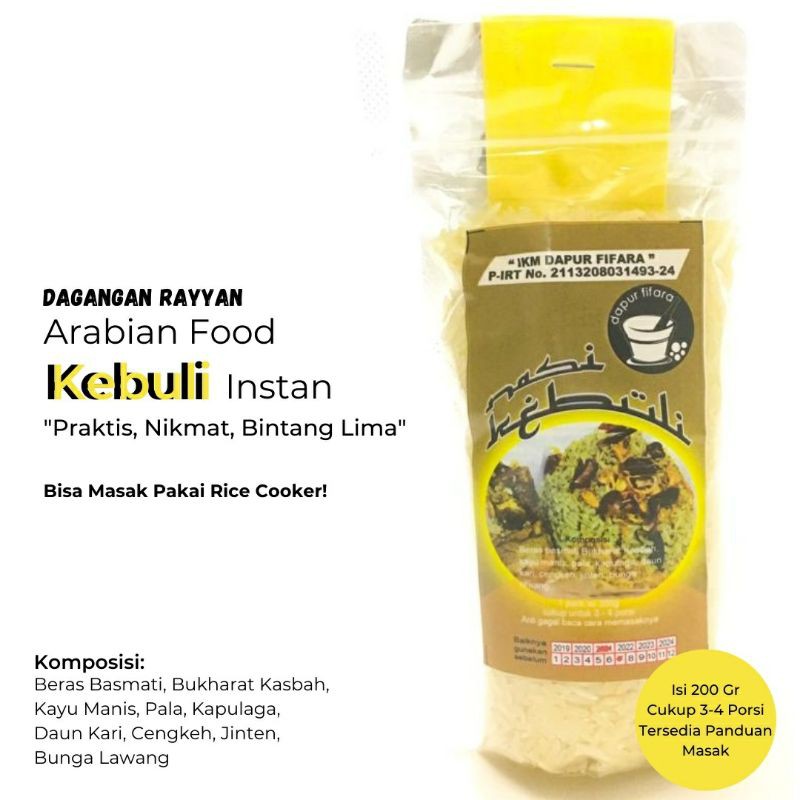 

Nasi Kebuli Instan