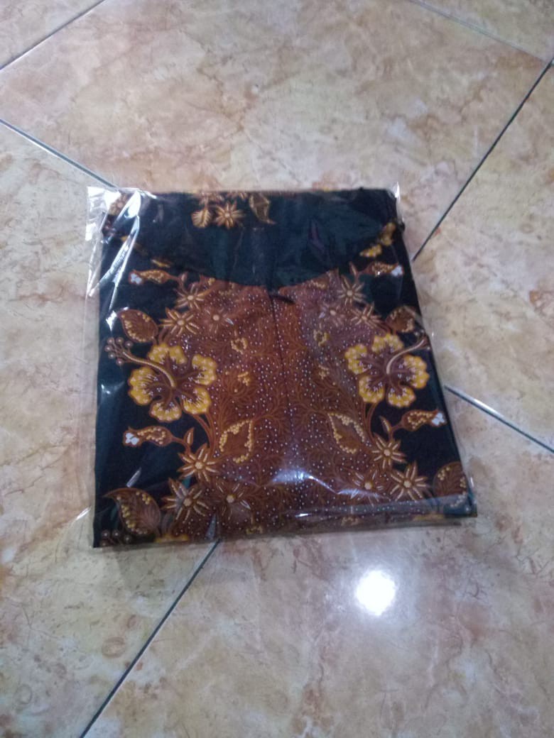 Tunik Batik Unggul Jaya Tunik Muslim Resleting Depan