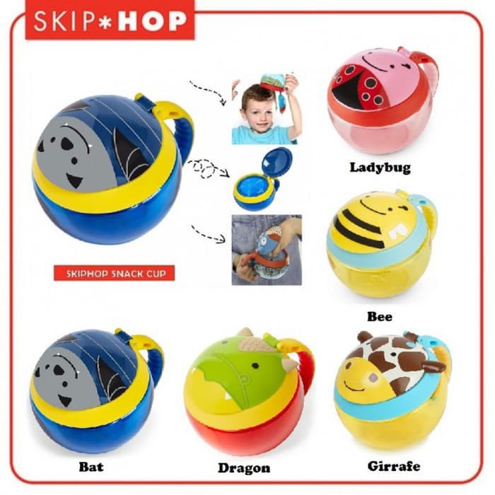 Skip Hop Zoo Snack Cup Tempat Snack baby Bayi Anak