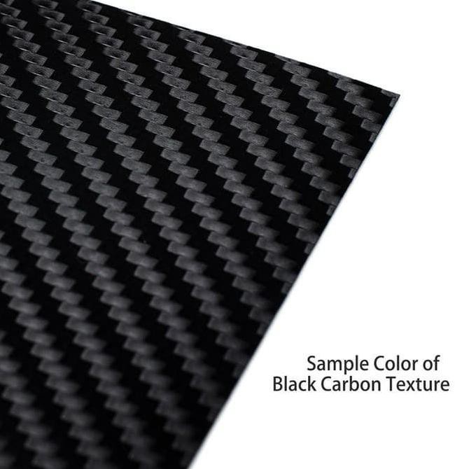 ACC HP GARSKIN CARBON BLACK OPPO A5S A7 A12 ANTI GORES BELAKANG HITAM