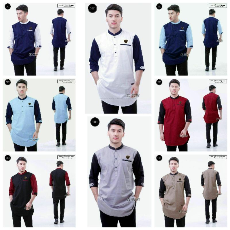 Kurta kombinasi original produk el rumi