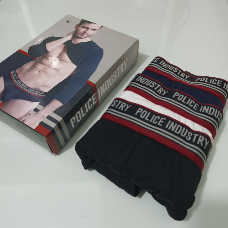 Celana Dalam Pria Merk Police Industry PL 03-109 Harga 1 Box ( isi 3 ) Sempak