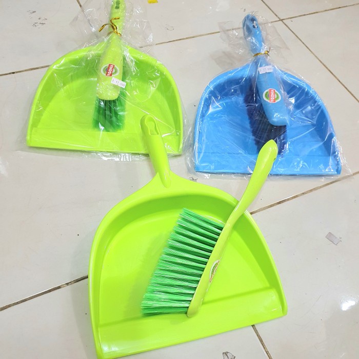 SET PENGKI SIKAT VINODA Dust Pan Cleaning Brush Pembersih Debu/Kotoran