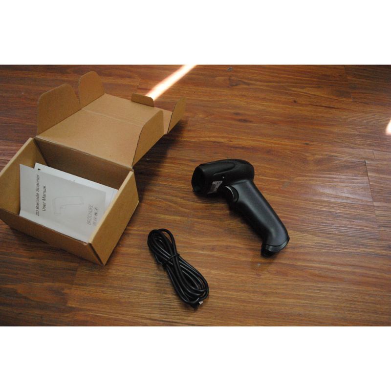 Zjiang Wired Barcode Scanner 1D 2D QR - ZJ-7810 - Black