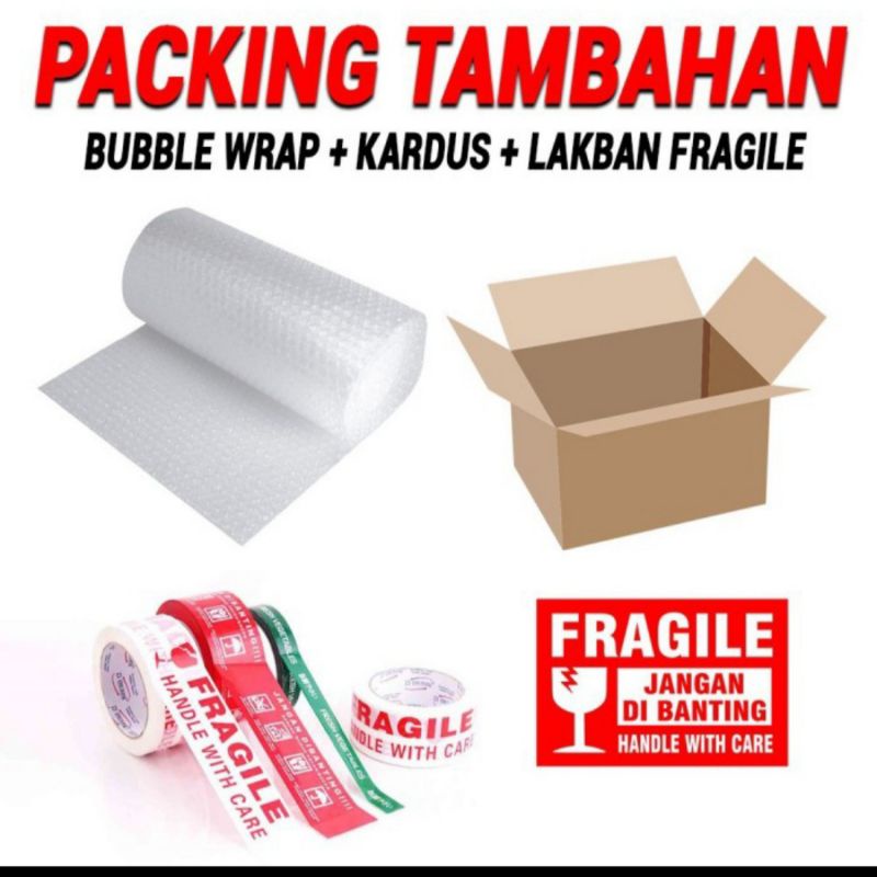 

Xtra Packaging untuk keamanan saat pengiriman.