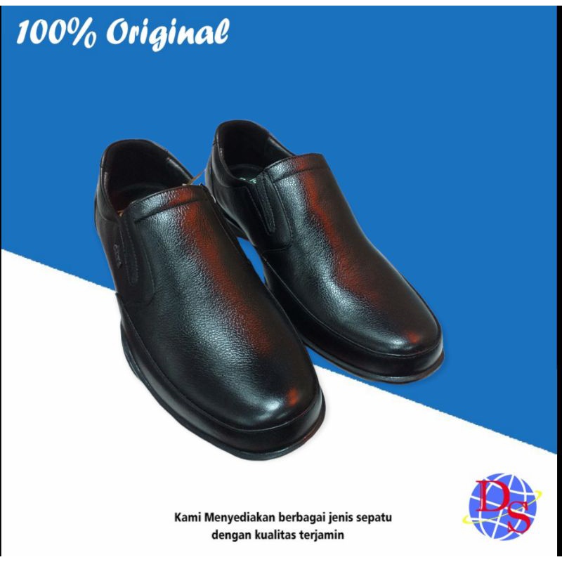 GATS GI 7221 HITAM SEPATU KULIT FORMAL/KANTOR PRIA ORIGINAL