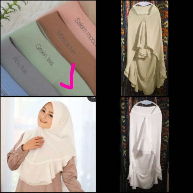 Aneuku khimar midi aisya preloved