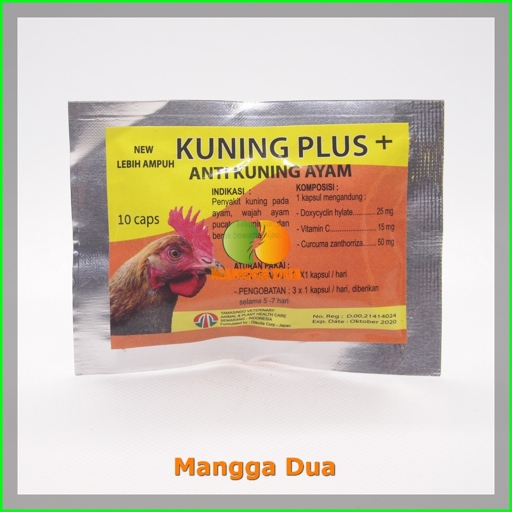Kuning Plus 10 Capsul Original - Anti Kuning Ayam