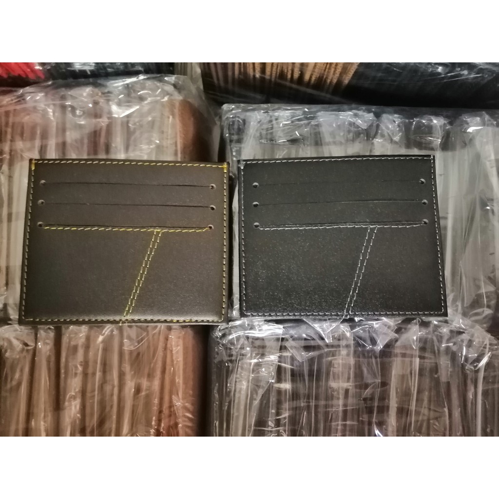Tempat Kartu Kredit Kulit Asli, Tempat Kartu ATM, Card Holder 2 warna