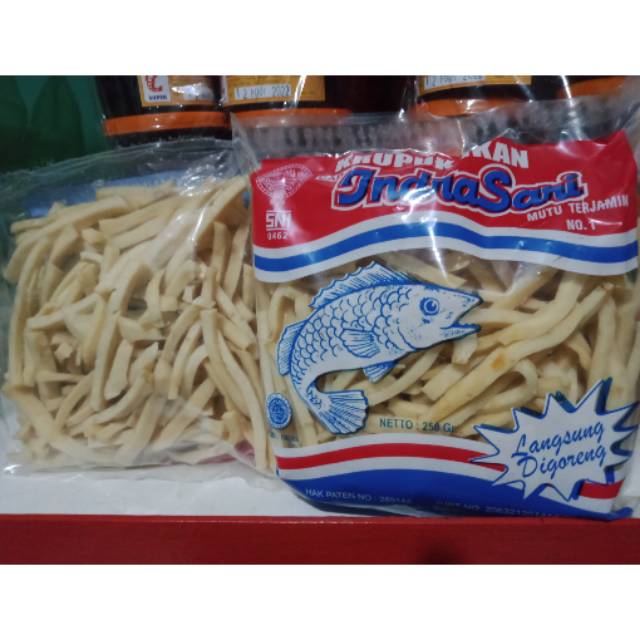 

Krupuk ikan stik indrasari no 1