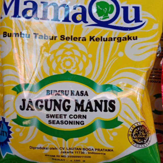 

Mamaqu bumbu rasa jagung manis 9g