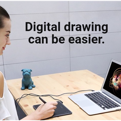 Huion HST640 HS64 Pen Tablet Graphic Drawing Android PC