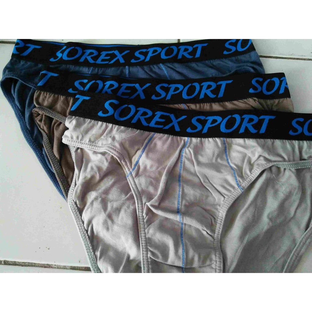 Celana Dalam Sorex Pria Man Sport LK M 3003 | CD Laki Laki Karet Boxer Sguna 3 pcs / 1 box