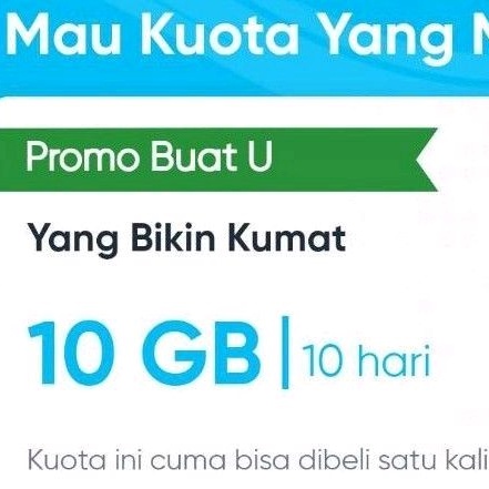 PROMO Kartu Perdana byU Telkomsel 12 GB 10 hari