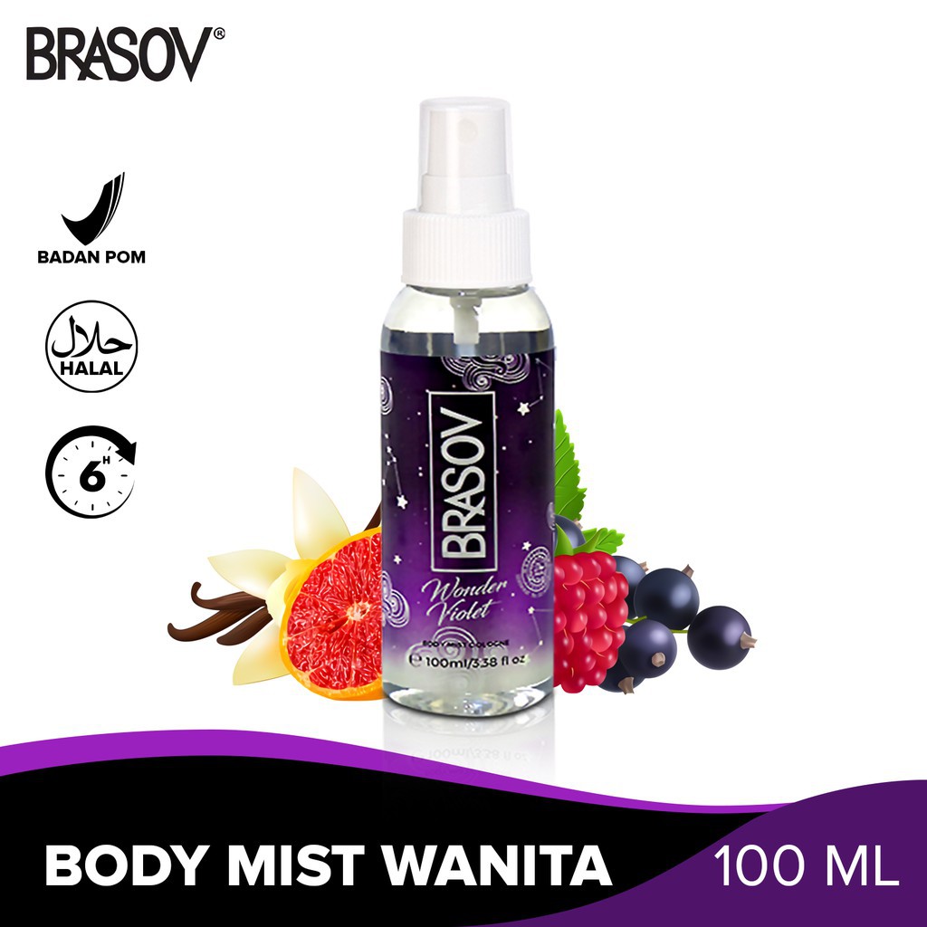 BRASOV Original Body Mist Spray 100 ML