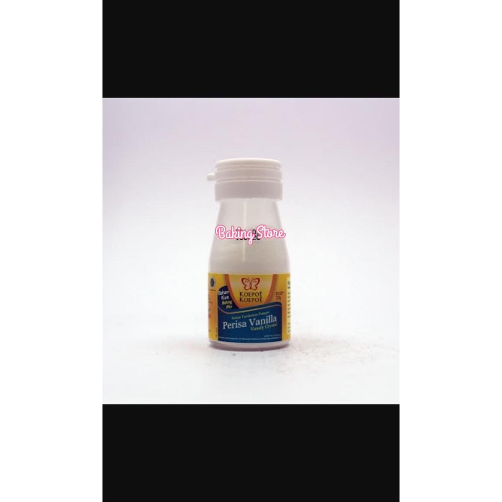 

Toko-Bahan-Kue- Perisa Vanilla - Vanili Crystal Koepoe Koepoe - Kupu Kupu 20Gr -Terlengkap-Termurah-