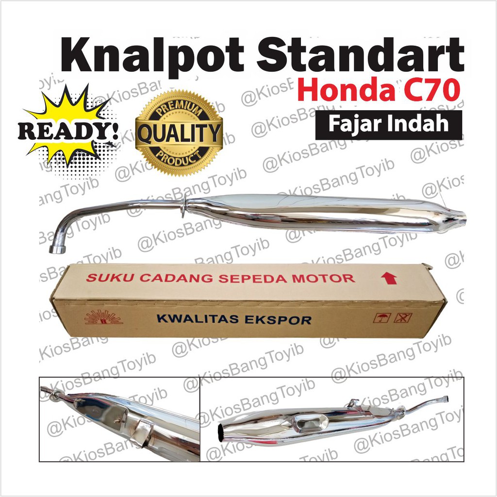 Knalpot Standart Muffler Honda C70 C700 CB125 Grand PNP ORIGINAL merk 𝐅𝐚𝐣𝐚𝐫 𝐈𝐧𝐝𝐚𝐡