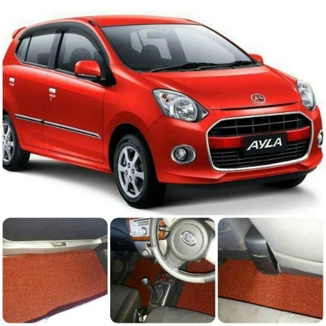 Karpet Mobil Premium 2 Warna Agya tanpa Bagasi