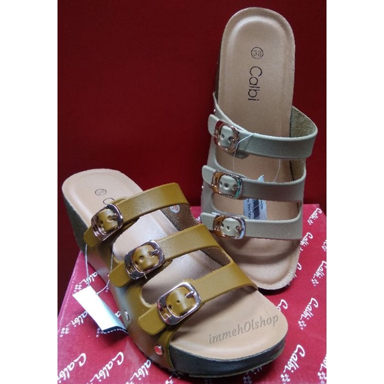 SANDAL WEDGES WANITA ORI CALBI STORE