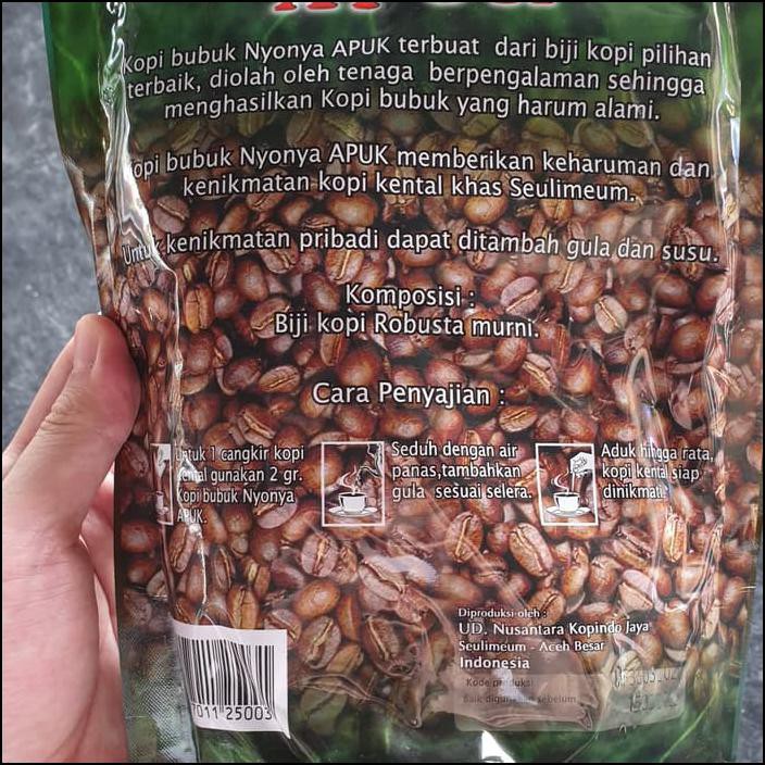 

KOPI HALUS ACEH BUBUK NYONYA APUK KUALITAS BAGUS