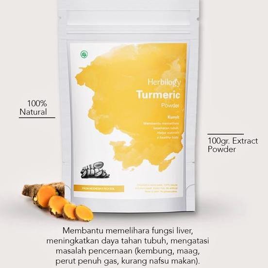 

Herbilogy Turmeric (Kunyit) Extract Powder 100g Bestseller