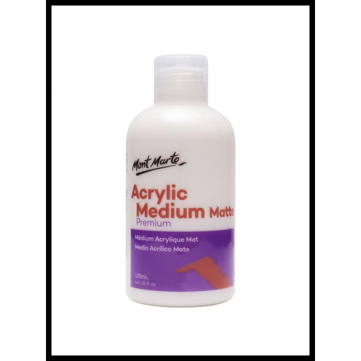 

Mont Marte Premium Acrylic Medium - Matte 135Ml (4.6Oz)