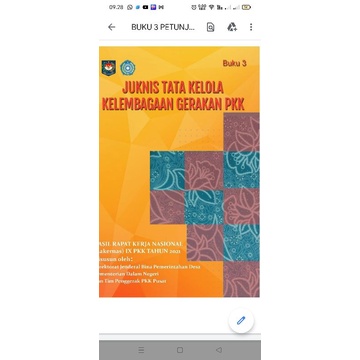

pesanan asrilazhari juknis tata kelola kelembagaan gerakan PKK buku 3