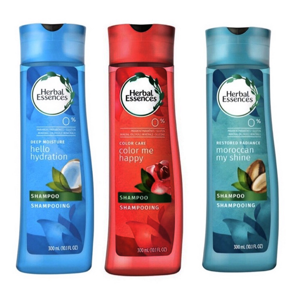 Herbal Essence Essences Shampoo Conditioner Color Me Happy / Hello Hydration / Moroccan  300ml 300 ml