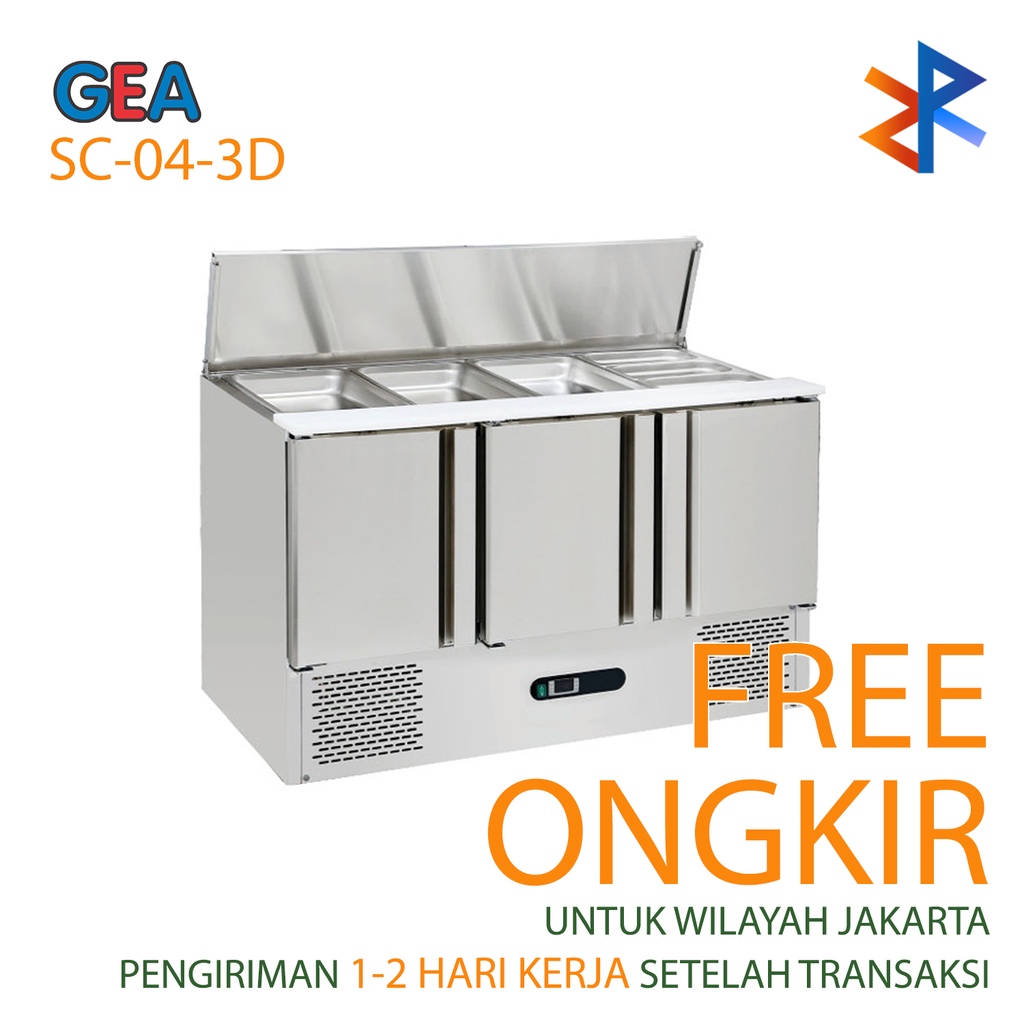 Stainless Steel Undercounter Chiller GEA SC 04 3D / SC043D