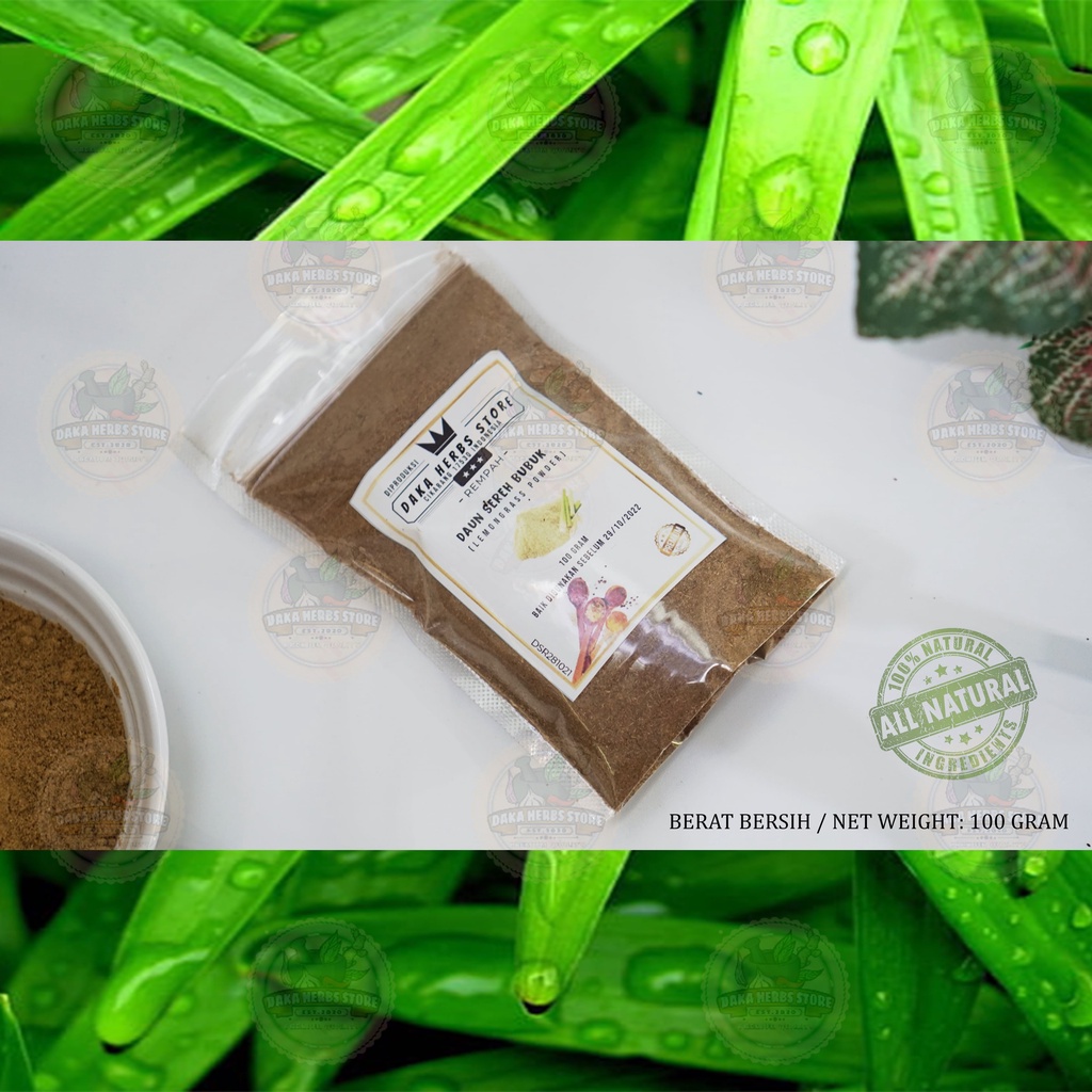 

Sereh Bubuk murni Tanpa Campuran (100 gram)