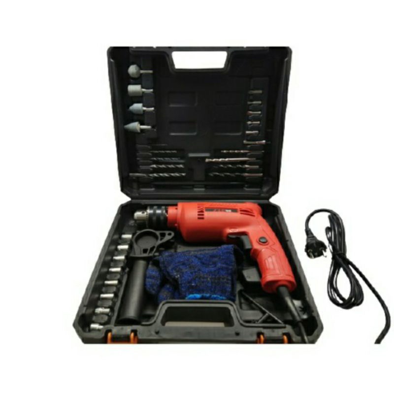 Mesin Bor listrik 13mm set koper JLD 8013